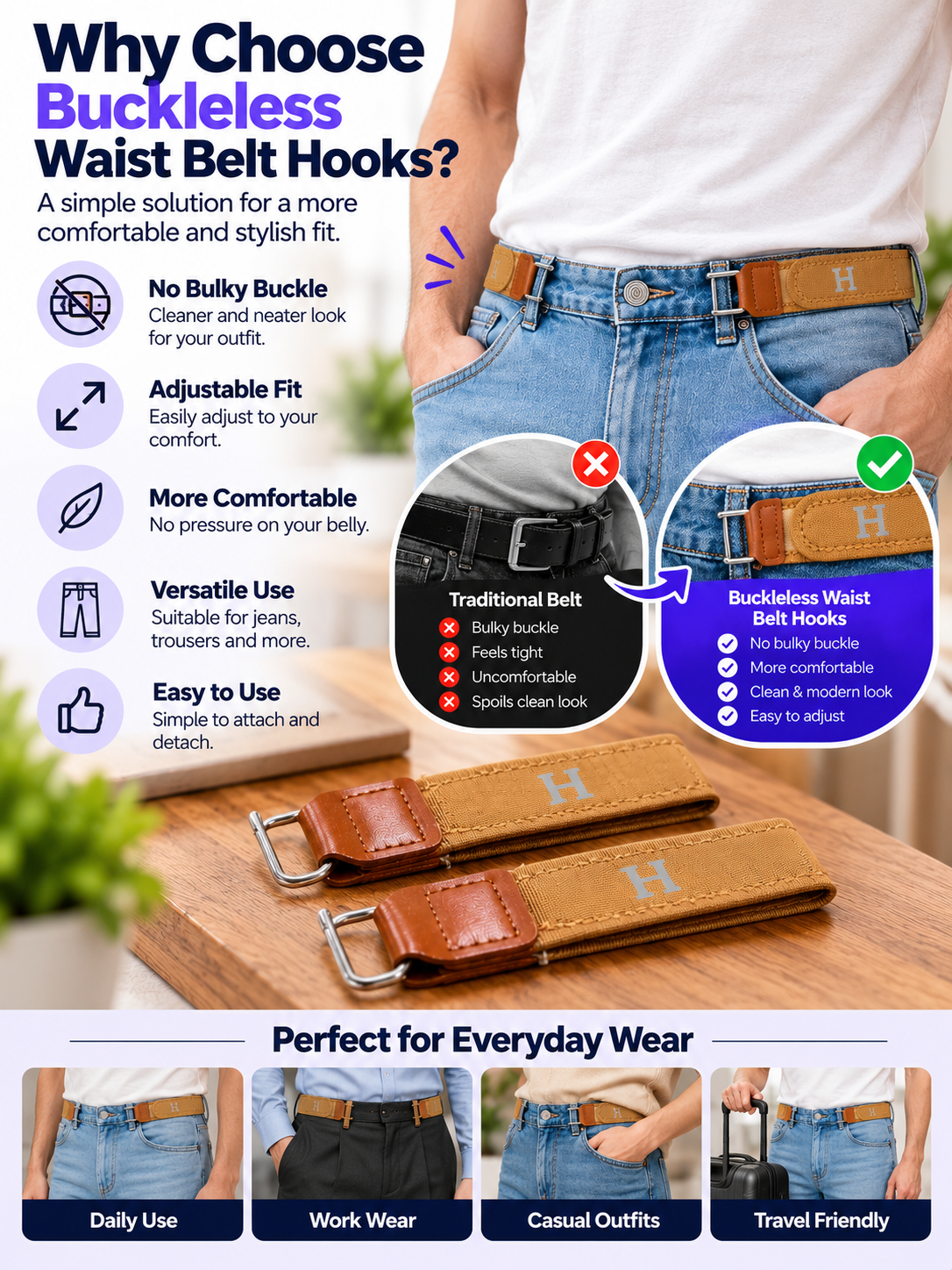 The Buckle Less Belt