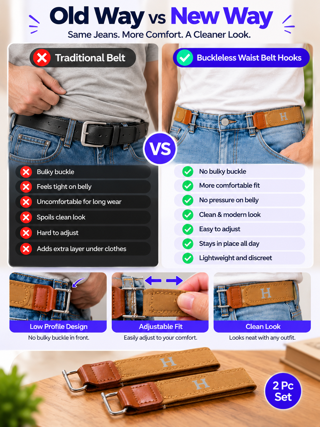 The Buckle Less Belt